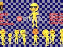 第三季 可爱卡通Emojis表情人物高清素材10个带透明通道