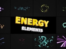 10个手绘2D能量电流flash特效素材